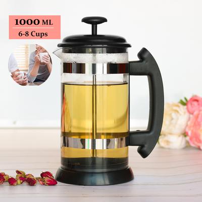 Französisch Presse Kaffee/Tee Brewer Kaffeekanne Kaffeemaschine Wasserkocher 1000ML Edelstahl Glas Thermos Barista Werkzeuge Kaffee