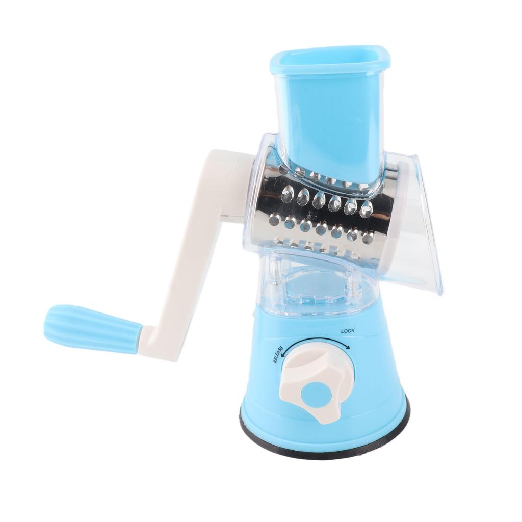 Kitchen 3 In 1 Rotary Vegetable Grater Shredder Rotary Cheese Grater Cheese Shredde for Cutting Vegetables Fruits Nuts