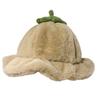 Girls Bucket Hat Fisherman Hat with Eggplant Persimmon for Vacations Photo Props Headpiece Thicken Hat Headgear