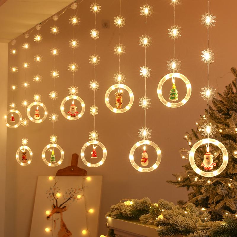 LED String Lights: Round Leather Wire, Christmas Tree Ornaments, Fairy & Icicle Lights for Festive Decor