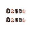 Halloween Nagels, Zoete En Schattige Geest Polka Dot Patroon Nail Art Patch