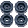 4 Rubber Bumpers for Trailer Ramp Door Truck 2.5" Round Replacement Cargo Sto