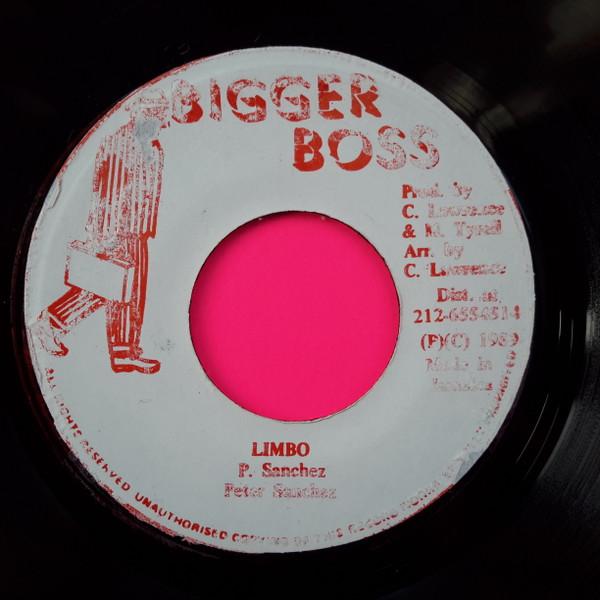

7inch Record PETER SANCHEZ Limbo NONE Bigger Boss 1989 Jamaica Reggae Ska Dub Used