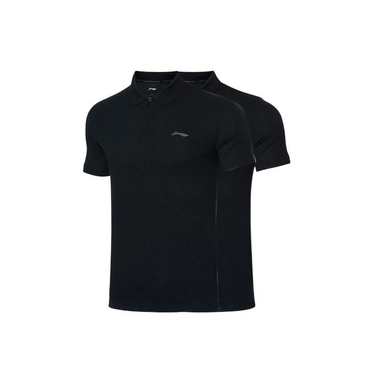 Li Ning Training Series Polo Shirt Men's Black APLR005-1