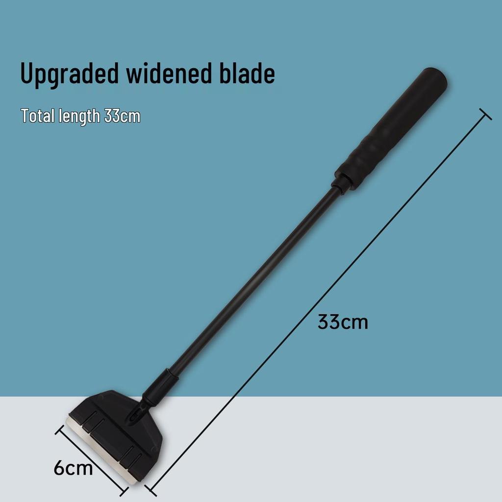 Wide Algae Scraper for Fish Tanks and Aquariums - Long Handle Blade for Algae and Moss Removal.