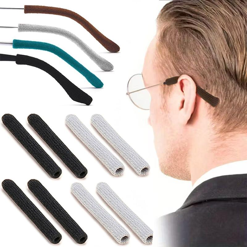 10pairs Anti-slip Glasses Temple Knitted Frame Cover Eyeglass End Temple Sunglass Leg Cover Glasses Fixed Glasses Leg Cover