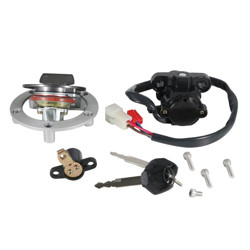 Motorcycle Ignition Key Switch Fuel Gas Cap Seat Lock Kit For Yamaha FZ6R 2004-2016 FZ1 FZ1S FZ1N FZ1000 FZ10 XVS1300A XVS1300