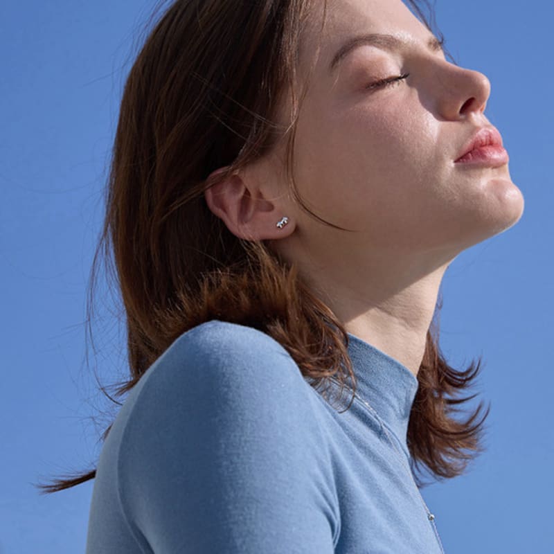 PAIGEFLYNN JEWELRY [925 Silber] Mini Duplin Ohrringe