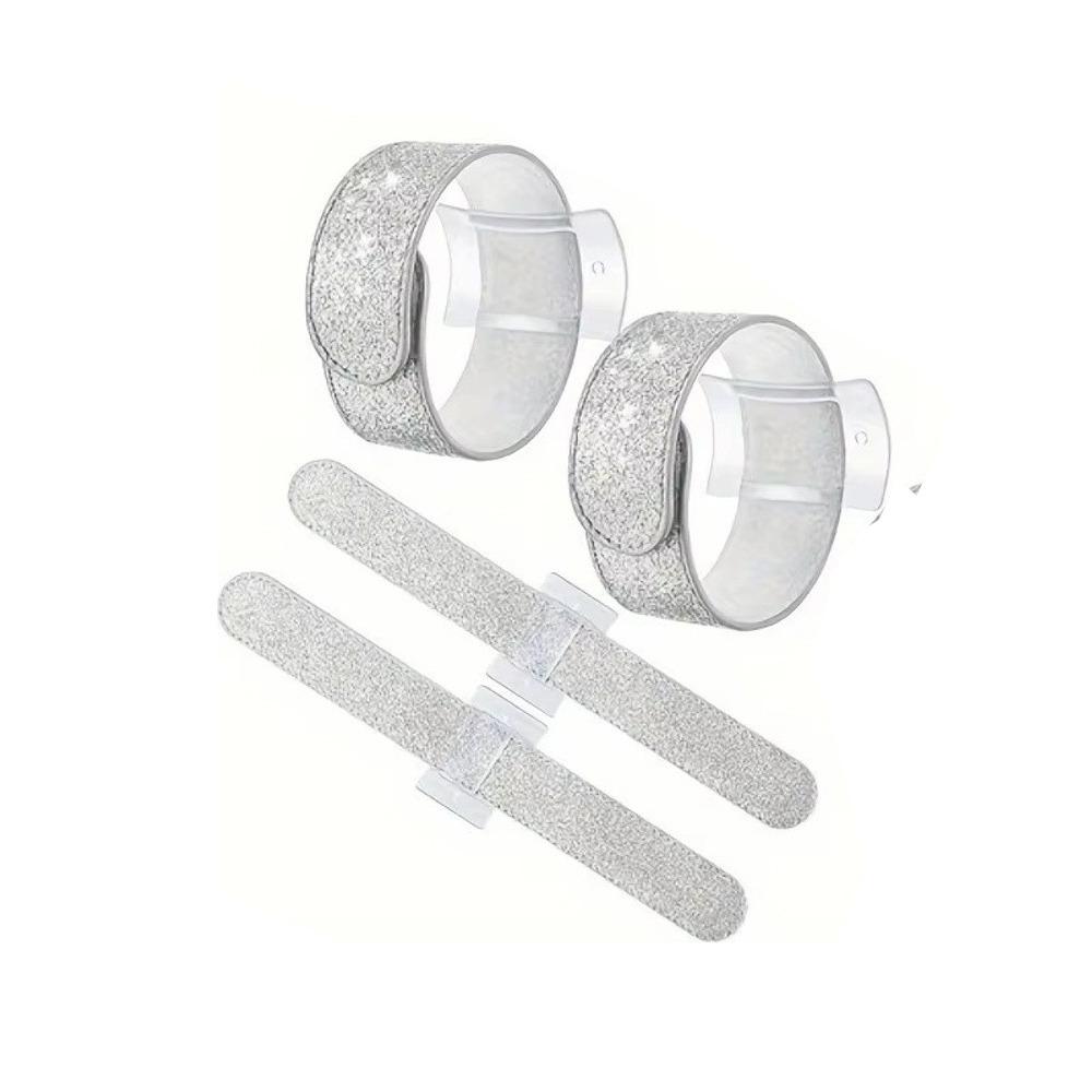 

2pcs DIY Slaplet Wristlets Multifunctional Floral Corsage New Wrist Corsage Bracelets Wedding срібний
