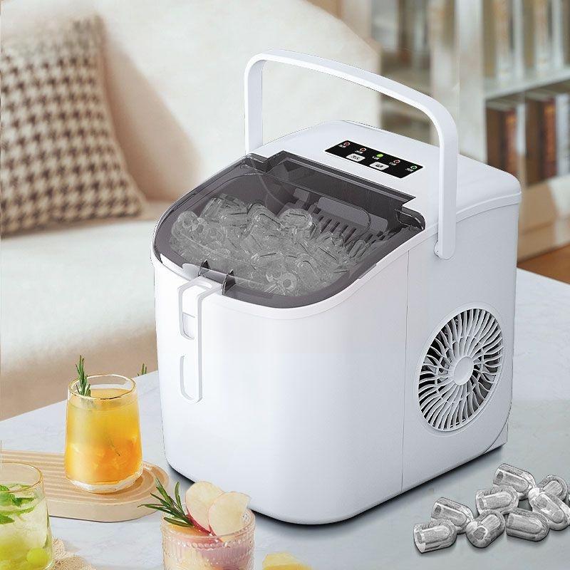 Compact 15kg Automatic Ice Maker for Dorms & Outdoor Use - Energy Efficient