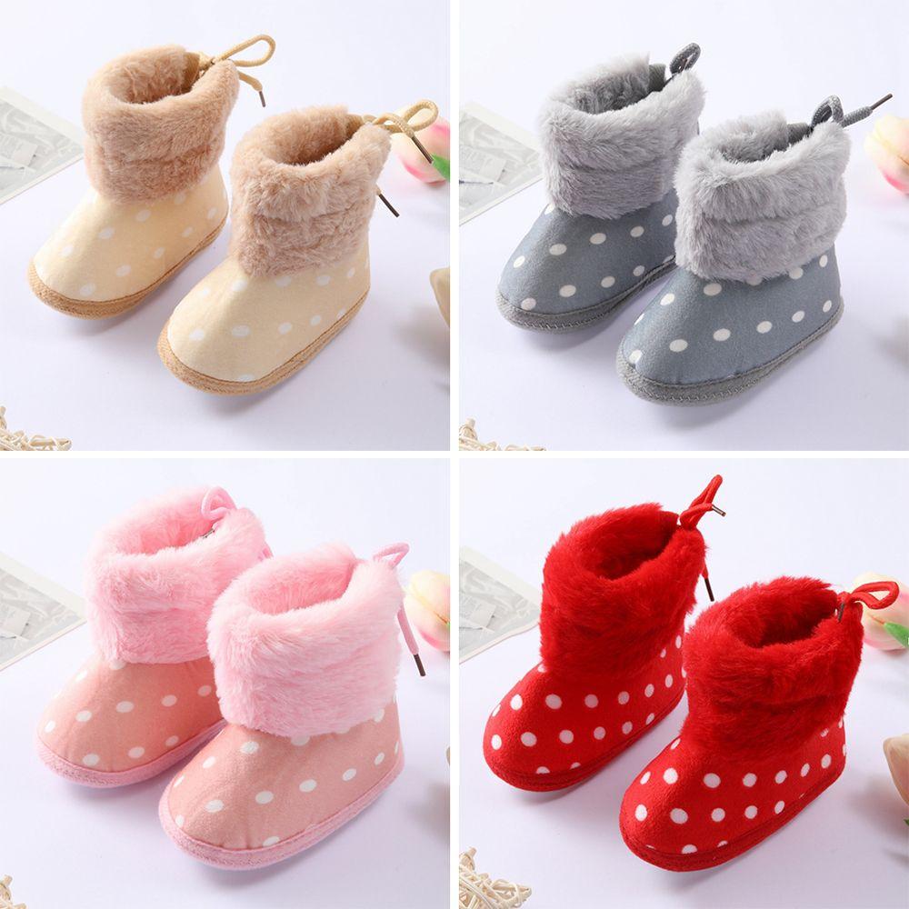 

Toddler Soft Sole Non-Skid Prewalker Infant Shoes Baby Snow Boots First Walking Shoes Boots