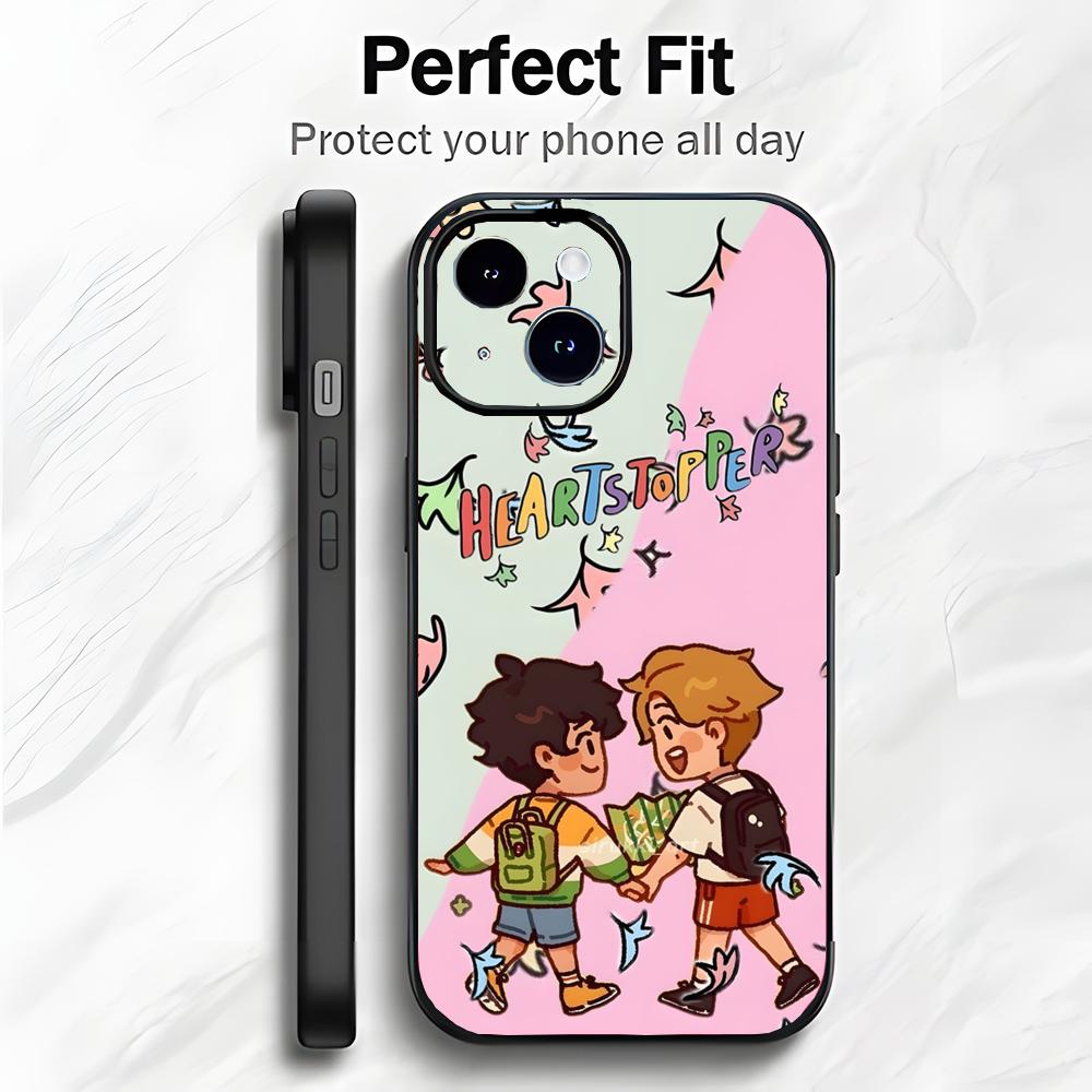 

Sweet Romantic British TV H-Heartstopper Phone Case Phone Case Soft Packaging Lightweight For iPhone17 16 15 14 13ProMax iphone12promax