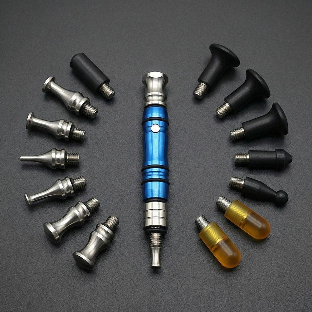 Titanium Alloy Car Dent Repair Tool Percussion Pen Magnetic Lift Tool Dent Lifter Tool Alloy Construction Impact Pen Hammer