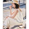 TERRE BLEUE Women's Summer Vest & Wide-leg Pants Set