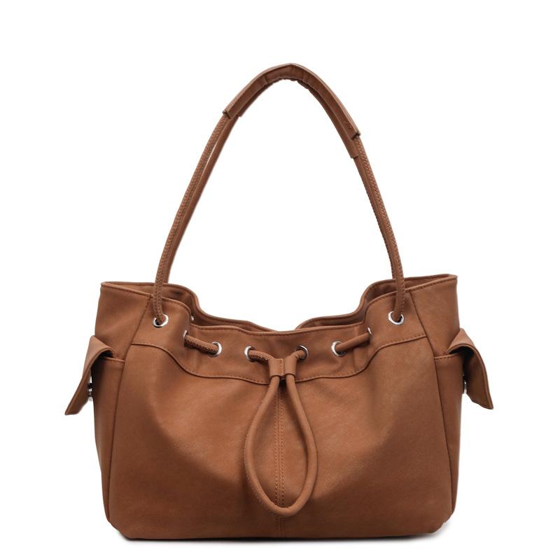 Fashionable Large-capacity Bag for Commuting, Women's Single-shoulder Underarm Bag for Work, Office Tote Bag, Bucket Bag