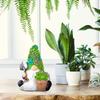 Succulent Dwarf Gnomes Fall Decorations For Garden Gnomes Statues Decorations For Yard