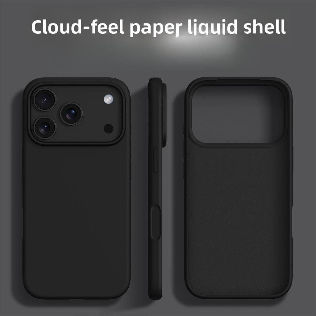 Liquid Silicone Phone Case For iPhone 17 Pro Max Air 15 14  Plus 13 12 11 16 Pro Silky Feel Shockproof Protector Soft Back Cover