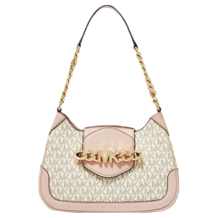 

New MICHAEL KORS Hally Cow Leather Crossbody Shoulder Bags Women s Vanilla White 30F1G2HL1B-173 25.9*6.1*18.0CM