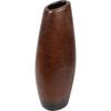Tall Brown Ceramic Vase 10x7x26 Cm
