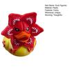 Carnivorous Flower Duck Figurine 3D Printed Horror Deck Statue Collectible Funny Duck Ornament