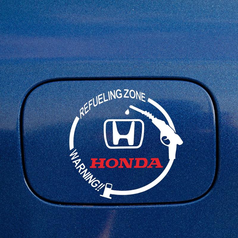 Vinylové reflexní nálepky s logem auta na víčko palivové nádrže, samolepky, doplňky pro Honda Accord Odyssey Civic CRV Inspire Envix Crider City Jade HRV Vezel Jazz