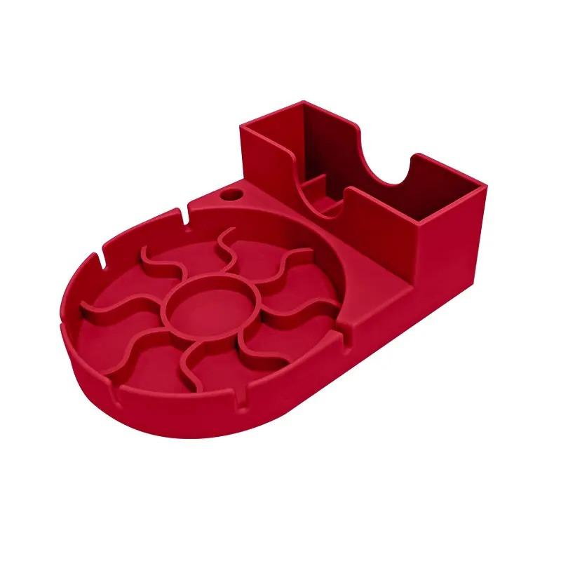 Silicone Tumbler Dry Rack Non-Slip Tumbler Drying Station Sports Bottle Drainer Stand for Stanley 30/40oz Cup Lid Straw