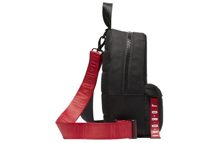 Jordan Polyester Crossbody Bag Backpack Regular Unisex Black