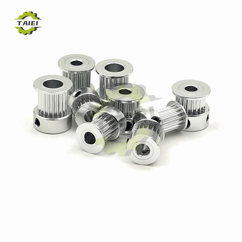 G2M 20 21 22 23 24Teeth 2GT Timing Pulley Bore 3/4/5/6/6.35/8/10mm GT2 Synchronous Wheel For Belt Width 6/10mm 3D Printer Parts