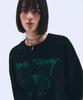 Nigaennikol Shine Butterfly Sweatshirt_Black Green