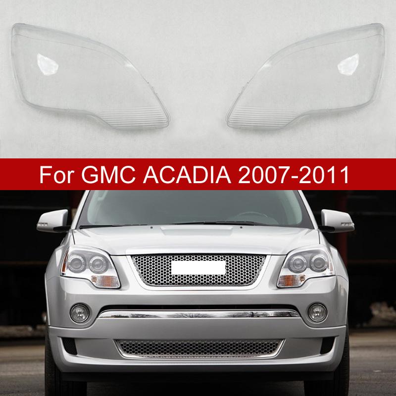 For GMC ACADIA 2007 2008 2009 2010 2011 Car Headlight Shell Headlamp Cover Replacement Headlamp Lens Headlight Glass Left
