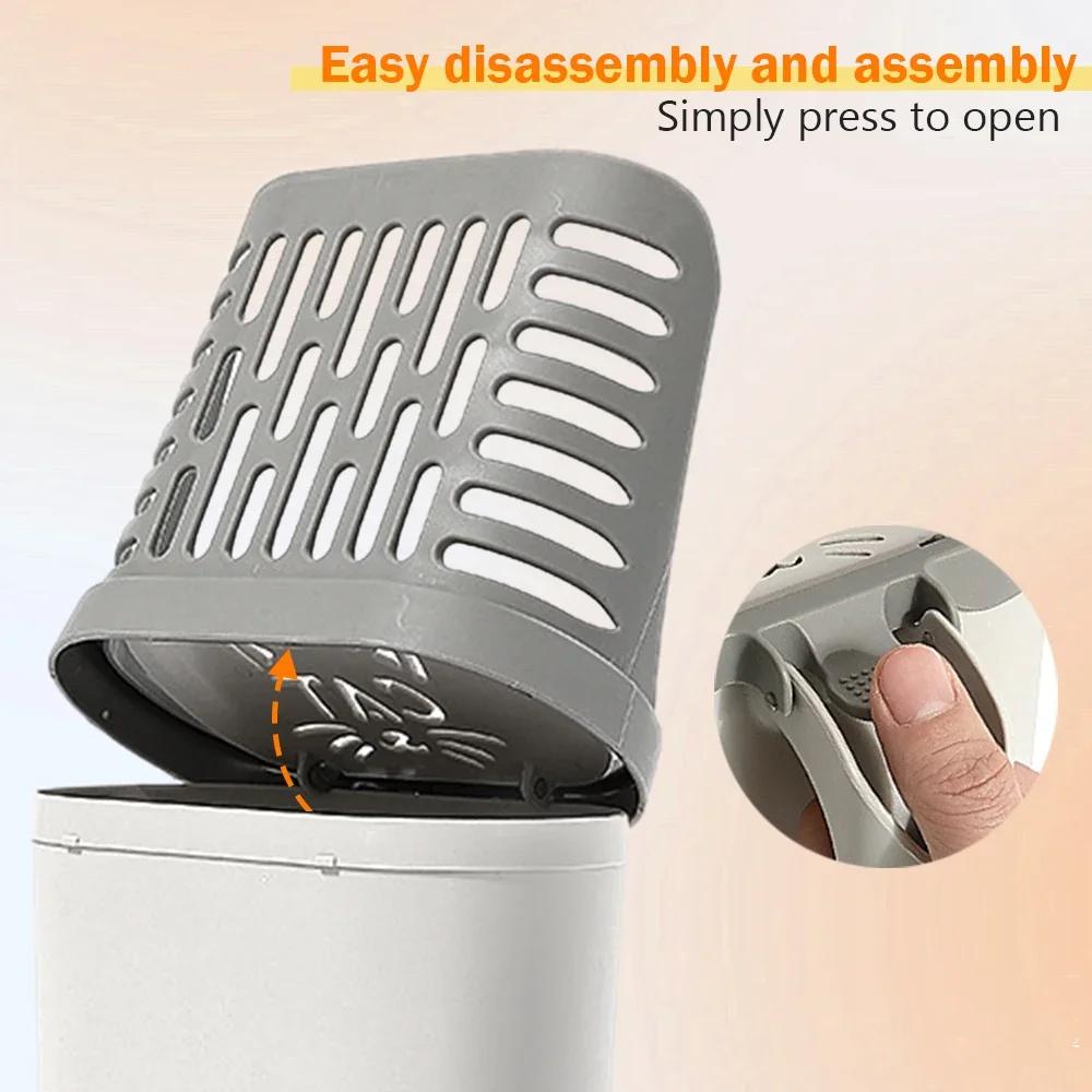 Widen Cat Litter Shovel Self-cleaning Scoop with Refill Bags Large Kitty Litter Box Garbage Picker Waste Bin System Pet Supplies
