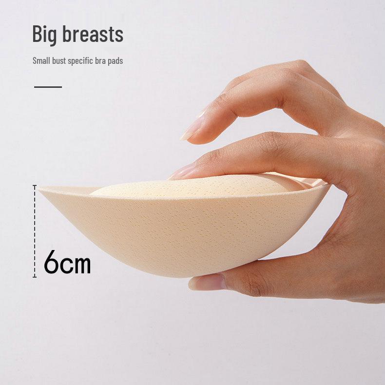 Korejské 6cm Extra Silné Latexové Prsní Vložky Bandeau Podprsenka pro Zvětšení Malého Poprsí, Proti Poklesu a Přidaný Objem