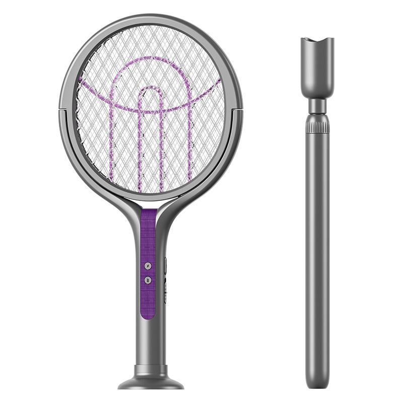 Wall-Mounted Rotating Rechargeable Electric Mosquito Swatter & Killer