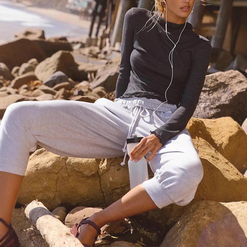 

New Pit Strip Half Turtleneck Hooded Sweater Elegant Intellectual Slim Long-sleeved Women s Top S темно серый