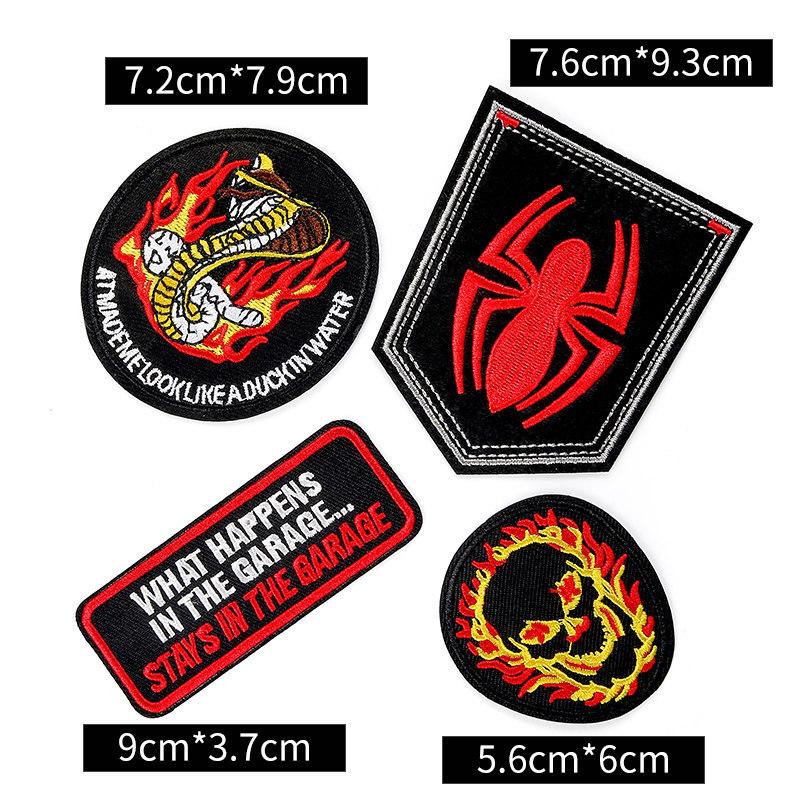Badge Cloth Sticker Clothes Pants Patch Sticker Down Jacket Jeans Hole Repair Sticker Pattern Embroidery Sticker
