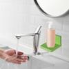 Multifunction Wall Mounted Storage Rack Adhesive DIY Soap Sponge Holder Kitchen Bathroom Self Adhesive No-drill Shelves
