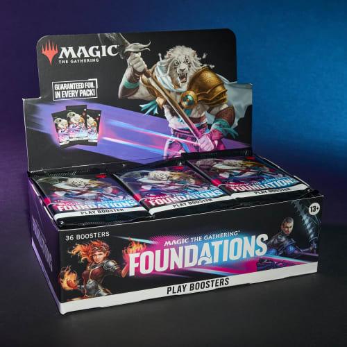 Magic: The Gathering Foundations Play Booster English Edition (Box of 36 Packs) MTG Trading Card Wizards of the Coast FDN D36280003