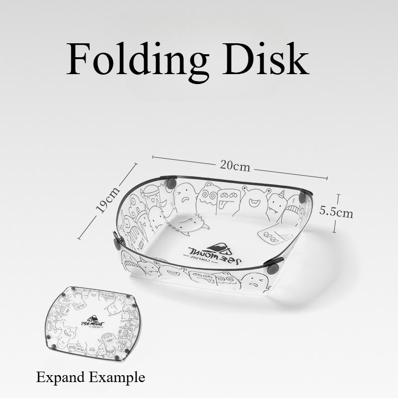 Ultralight Portable Foldable Camping Tableware Foldable Bowl Dinner Plate Coffee Filter Funnel Cup Travel Chopping Tableware