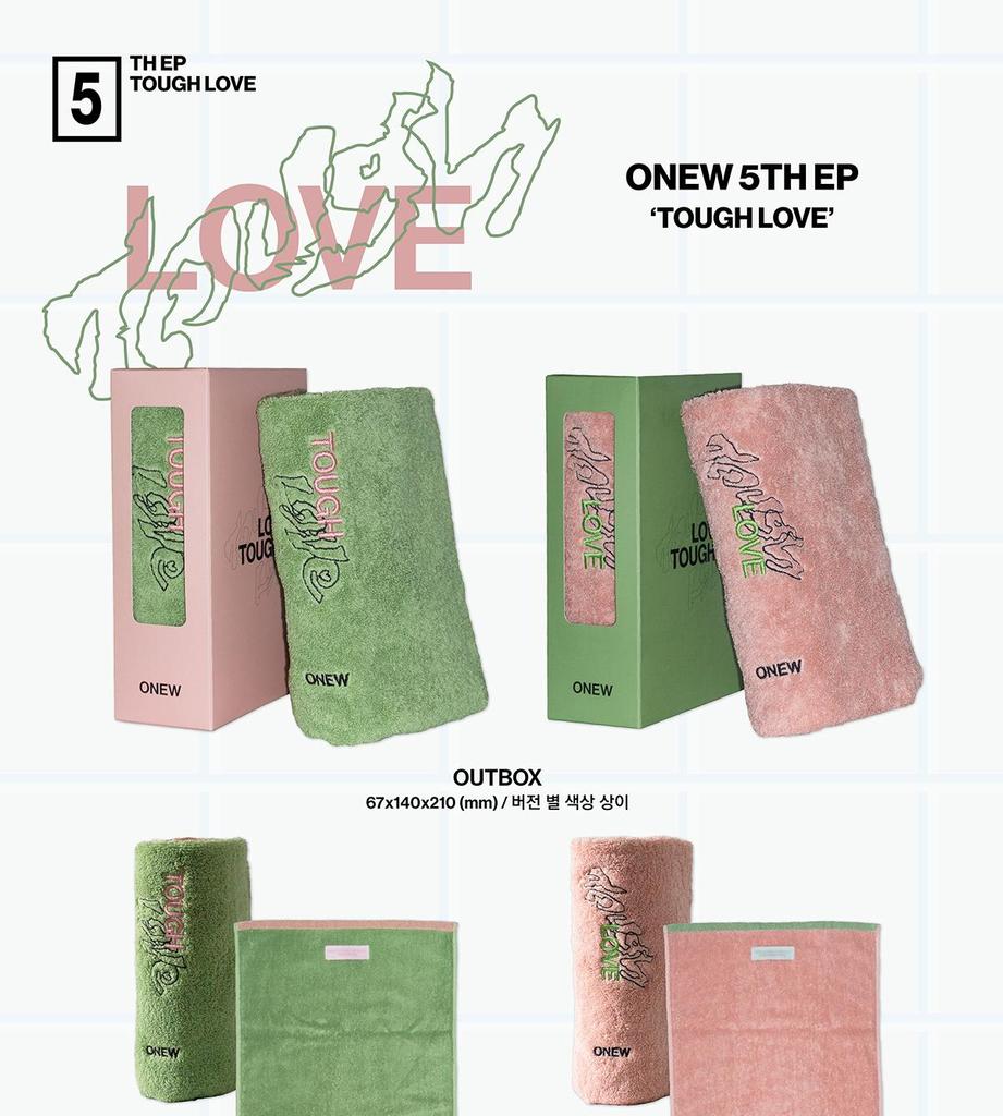 [POB] ONEW (SHINee) [TOUGH LOVE] 5th EP Album (TOWEL BOOK ver.)