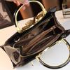 Gradual Change Flower Gold Powder Fashion Versatile Atmospheric Women'S Bags Versatile Portable Women'S Bags Light Luxury 7649