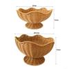 Multipurpose Fruit Basket Traditional Style Open Top Vegetable Basket Hand Woven Natural Rattan Storage Basket
