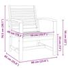 Chair Set 2 Pieces Brown 65 x 60 x 76.5 cm Solid Teak Wood
