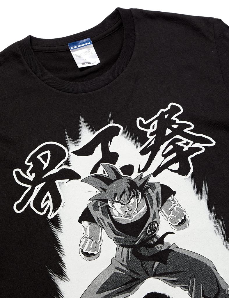 COSPA Dragon Ball Z Goku Kaioken T-shirt BLACK L size