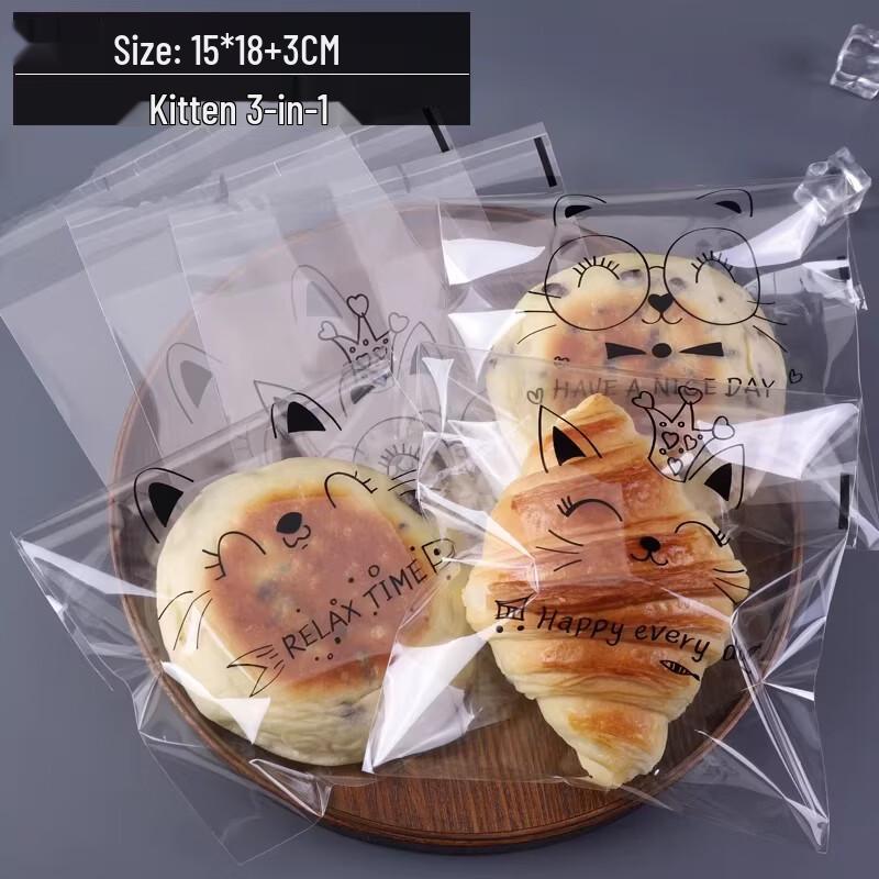Miaojiayi Baking Bread Self-Adhesive Packaging Bags
