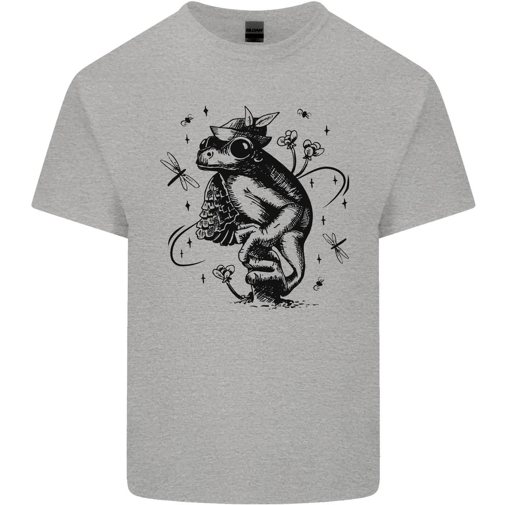 A Frog on a Mushroom Unisexs Light Cotton TShirt