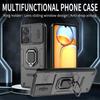 Slide Lens Cover Armor Shockproof Case For Xiaomi Redmi 13C 13 C C13 Redmi13c 4G Magnetic Holder Ring Protect Fundas Redmy 13c