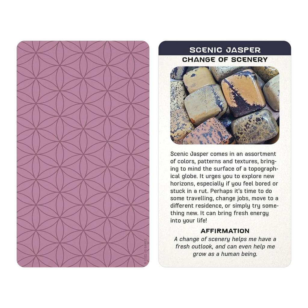 Kancharo 70-Card Oracle Card Set, Tarot Card Reading [Crystal Message Cards] Includes Japanese Oracle Card Basic Instructions & Pouch (Authentic)