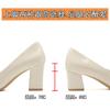 Wedding Shoes Bride Shoes New Temperament Pointed High Heels Women's Pearl Thick Heel Single Shoes Bridesmaid Shoes Women