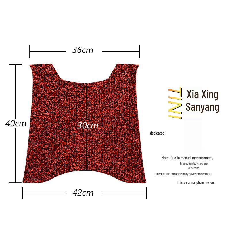 Non-Slip Waterproof Footrest Mat for Xiaxing Sanyang Tini110 Scooter