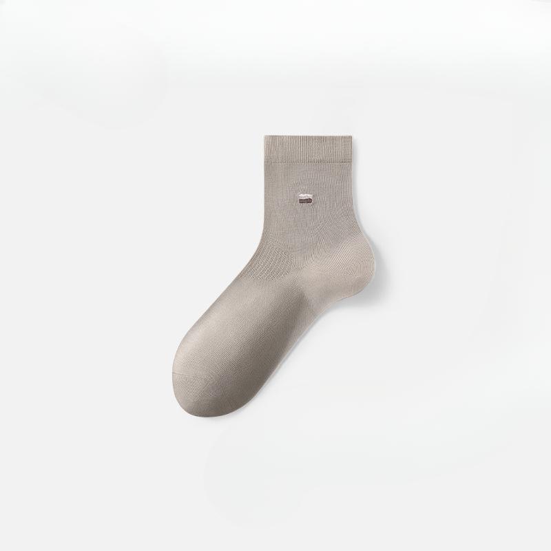 Male Spring and Summer Thin Anti Bacterial Anti Odor Breathable Business Leisure Tube Socks